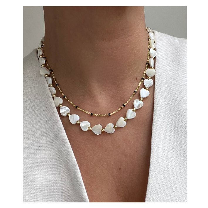 Mathilda Mother of Pearl Necklace