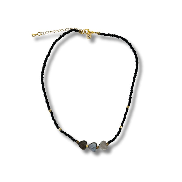 Manon Black Necklace
