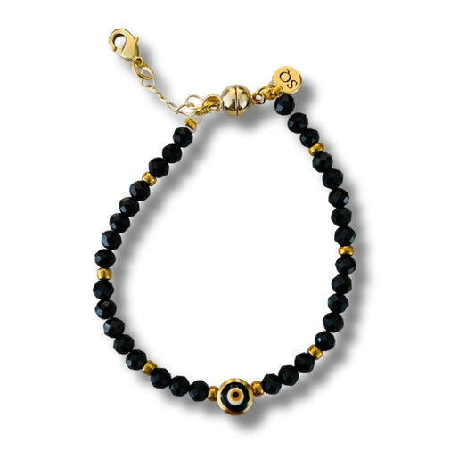 Biarritz Black Spinel Gemstone Bracelet