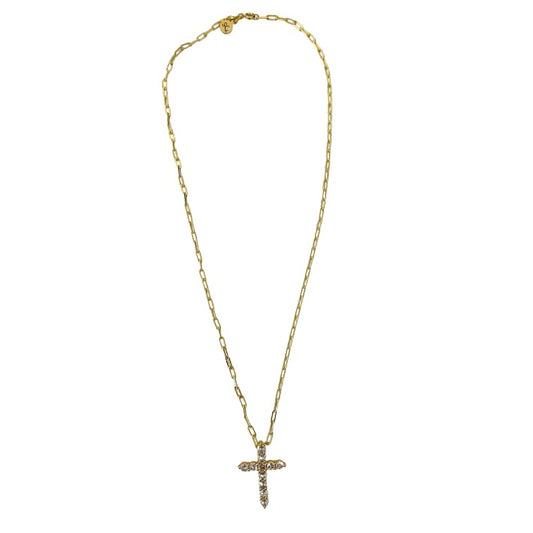 Grace Cross Vermeil Necklace