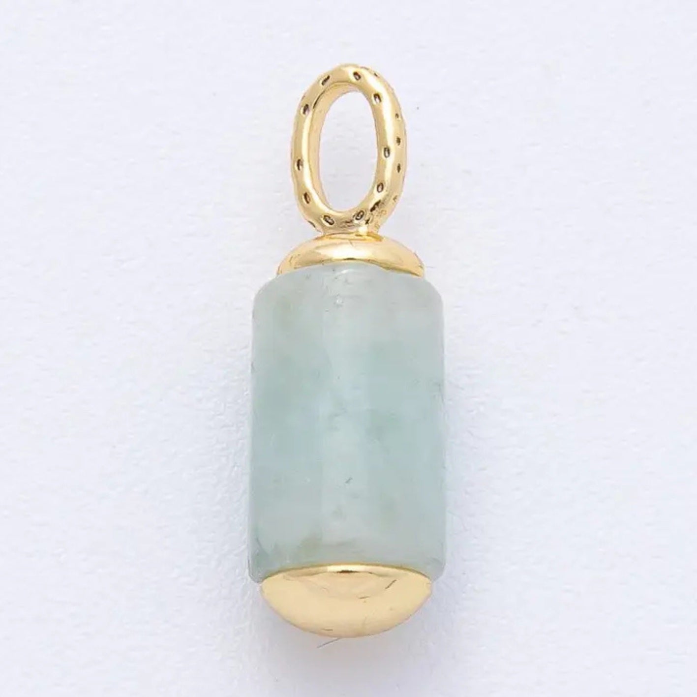 Green Prehnite Tube