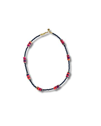Hossegor Surfer Navy Necklace
