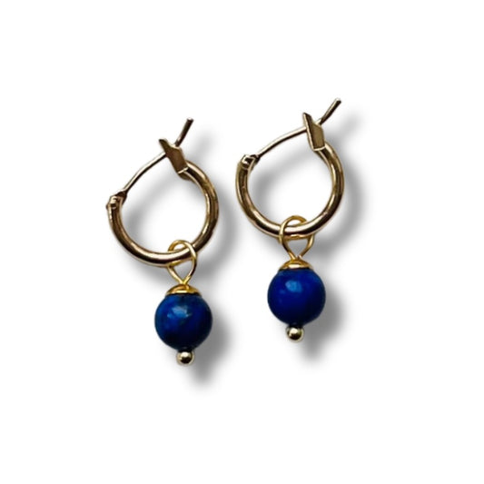 Capri Small Lapis Lazuli Earrings