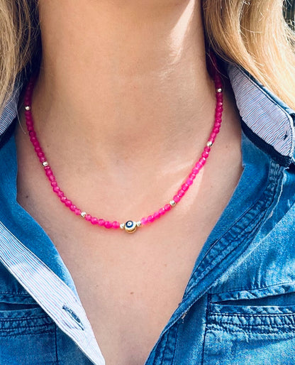 Biarritz Collection Raspberry Jade