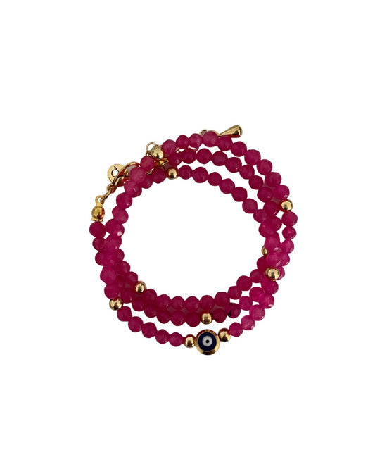 Biarritz Collection Raspberry Jade