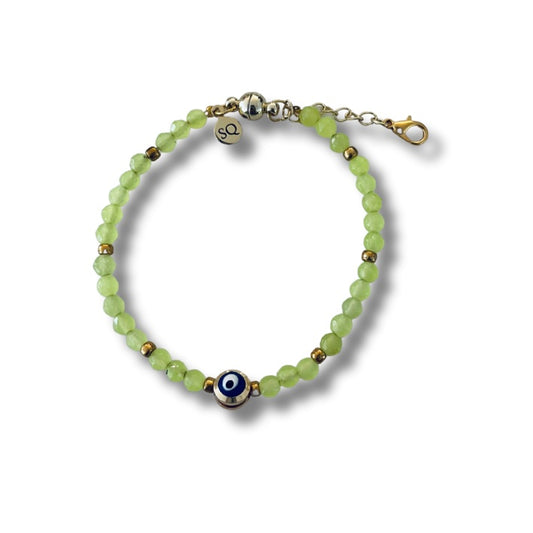 Biarritz Gemstone Bracelet Yellow Jade